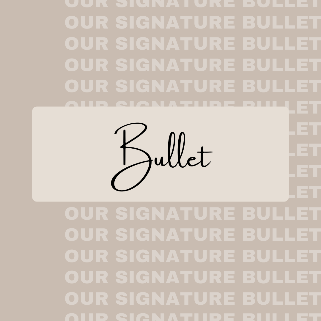 1/2 Yard Personal Customs- Bullet