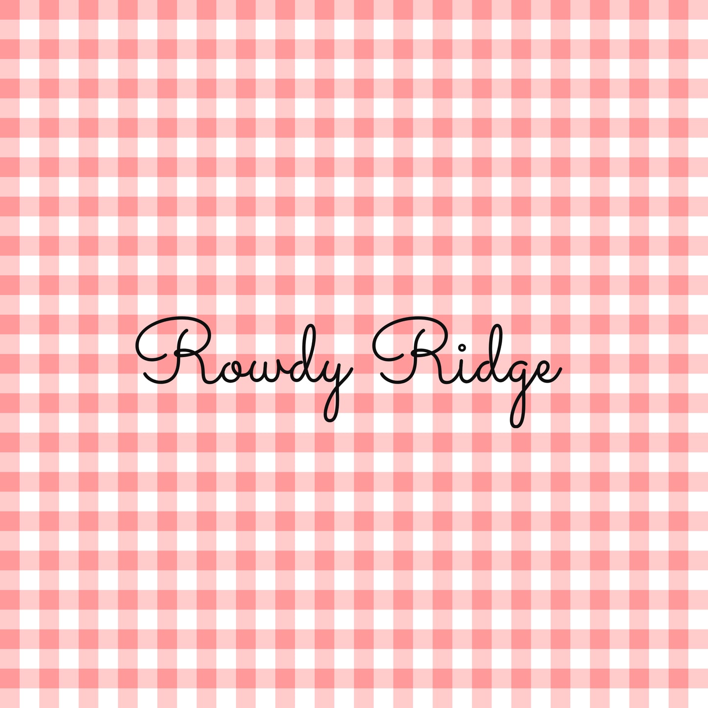 GINGHAM- RED