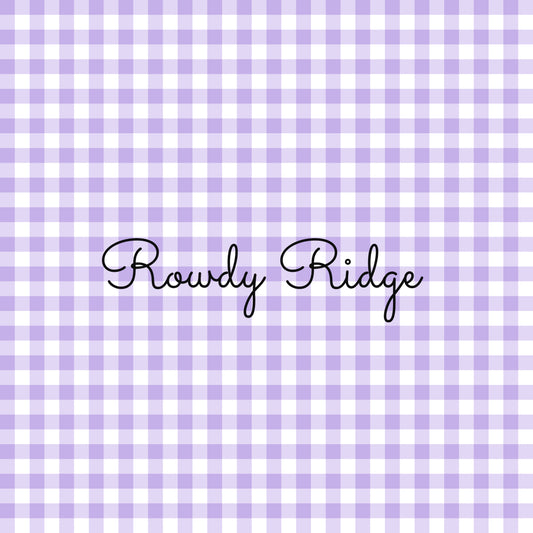 GINGHAM- DARK PURPLE