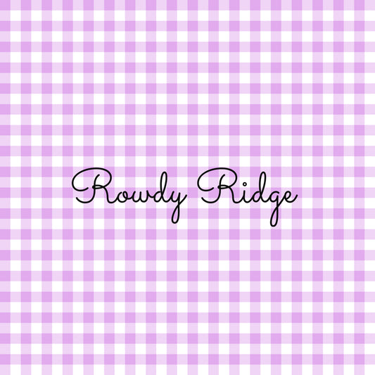 GINGHAM- PURPLE