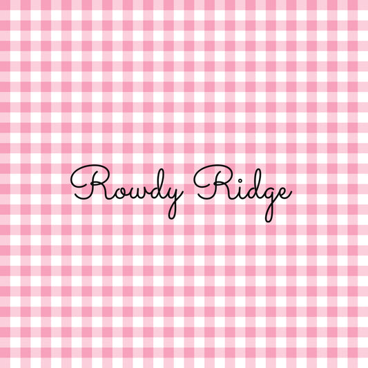 GINGHAM- PINK