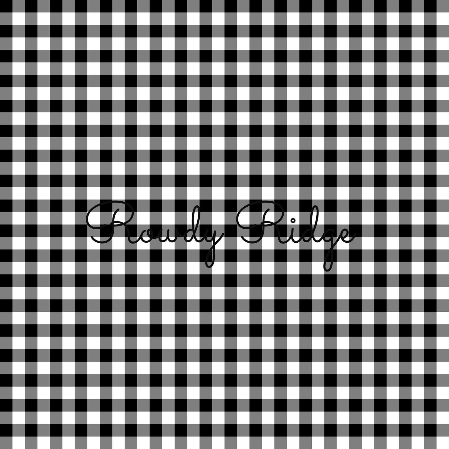 GINGHAM- BLACK