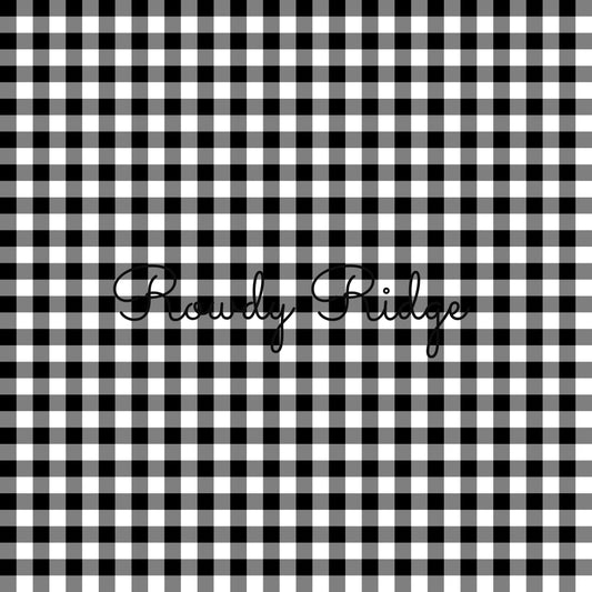 GINGHAM- BLACK