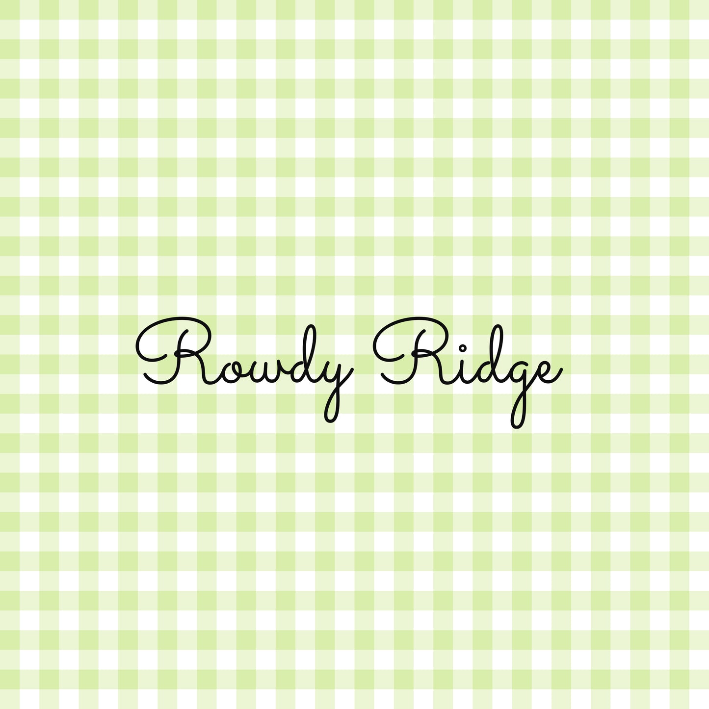 GINGHAM- LIGHT GREEN