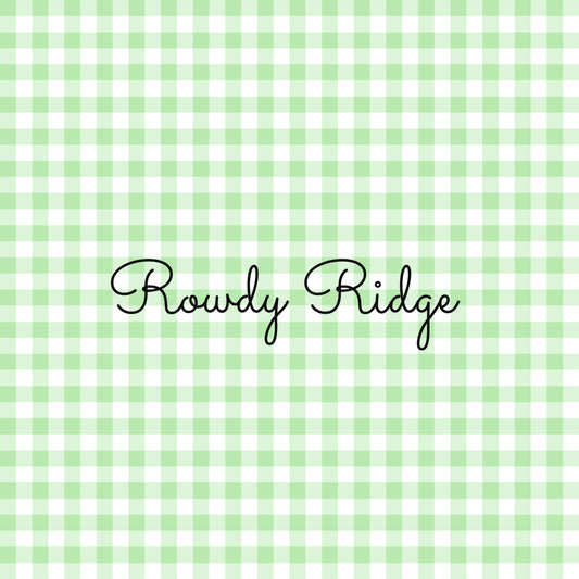 GINGHAM- GREEN