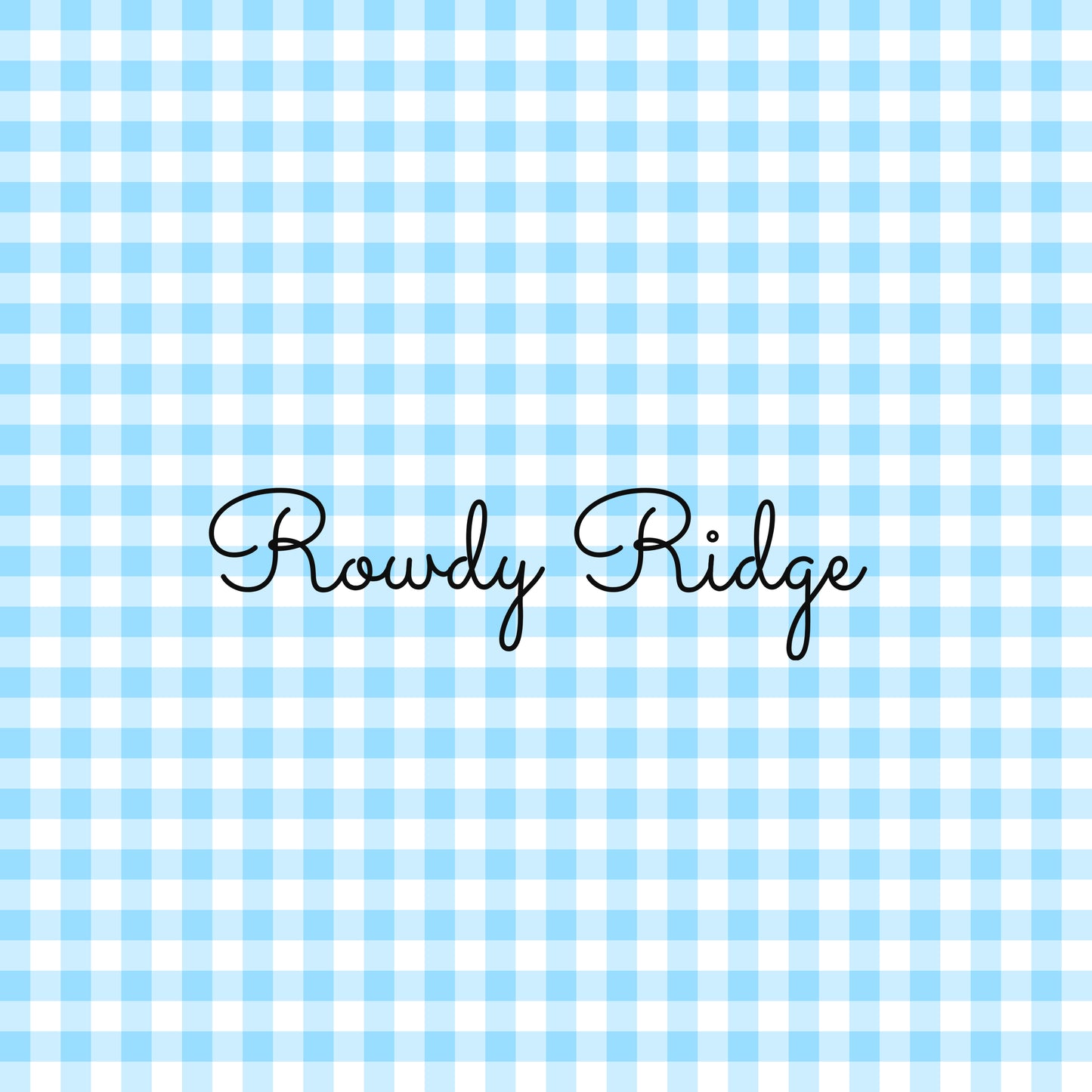 GINGHAM- LIGHT BLUE