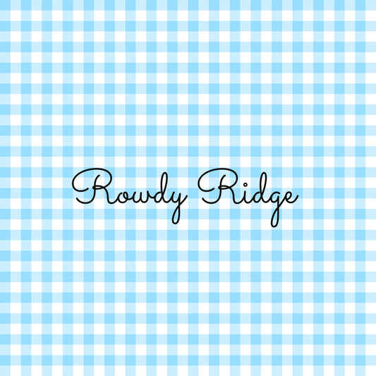 GINGHAM- LIGHT BLUE