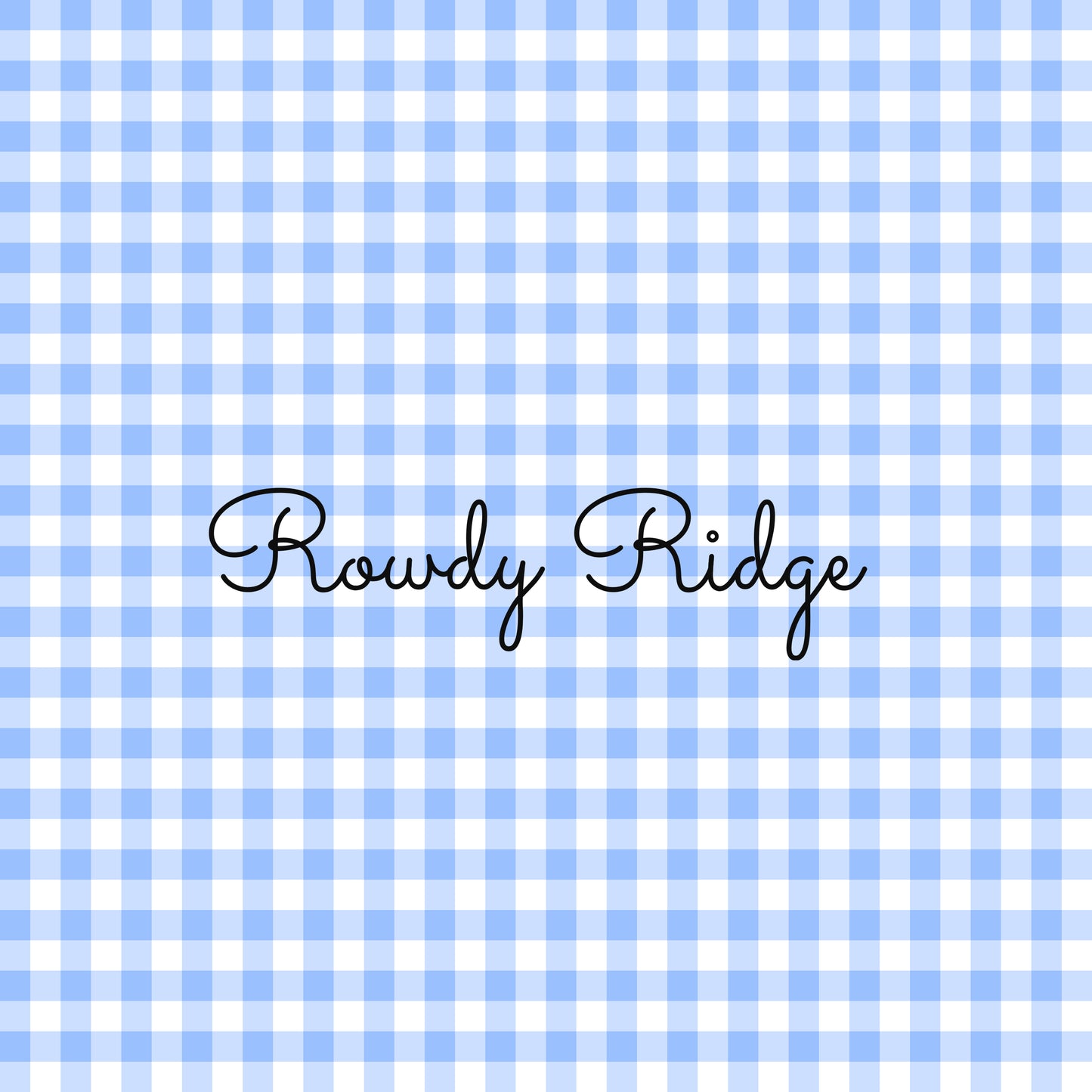 GINGHAM- BLUE