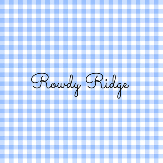 GINGHAM- BLUE