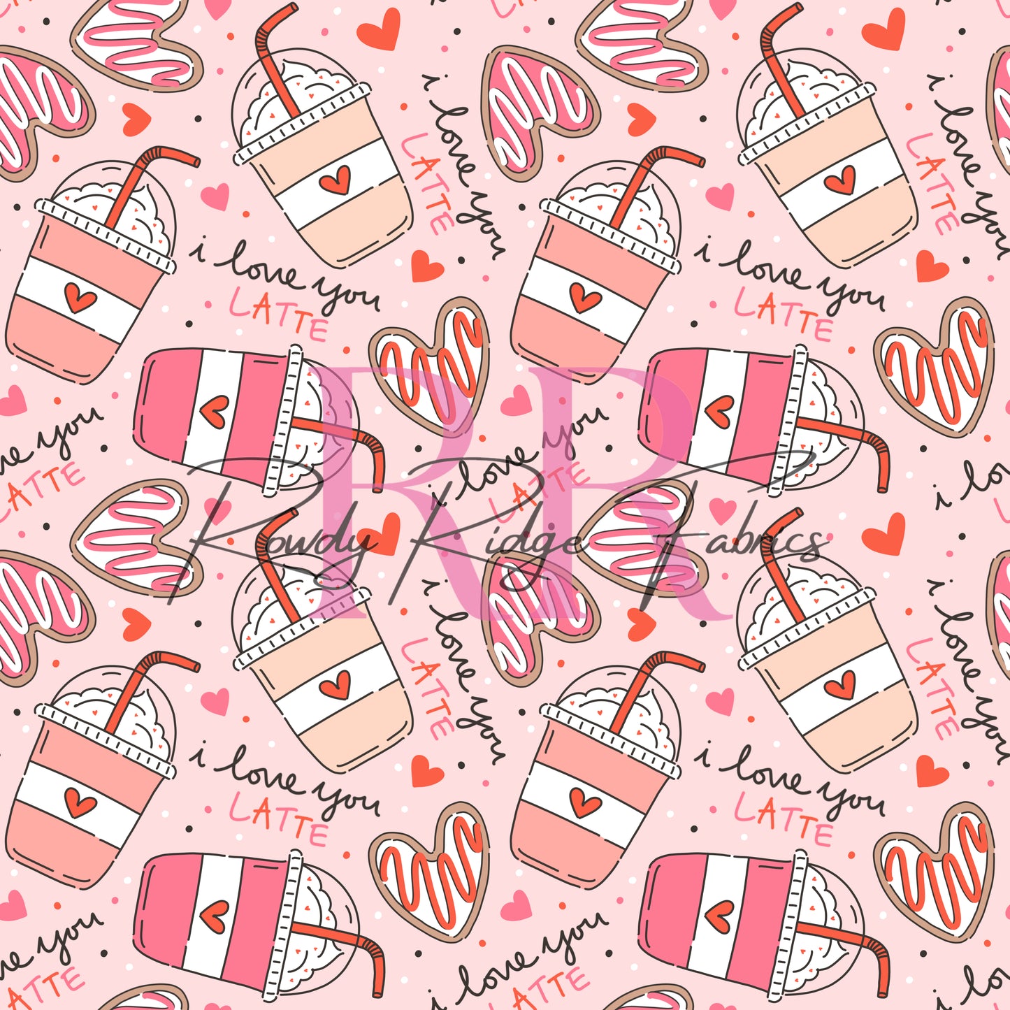ILY Latte Cookies Pink