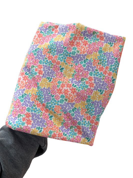 Colorful_Floral- Brushed Rib