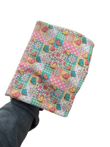 Butterfly_Floral_Patchwork- Brushed Rib