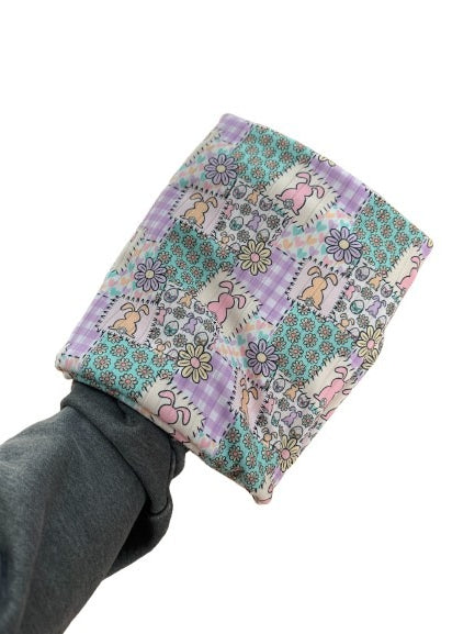 Bunny_Flower_Patchwork- Brushed Rib